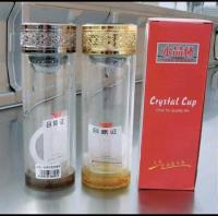 中号黄钻吉祥玻璃杯