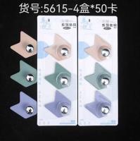 3个彩色粘钩5615