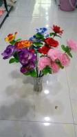 5支布花