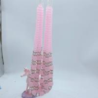 彩玉雪花片项链