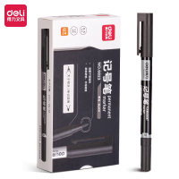 得力6824小号双头记号笔