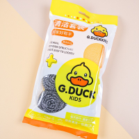 小黄鸭2个海绵+清洁球
