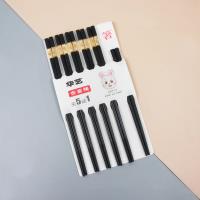华艺A-029金福合金筷5+1