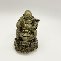 仿青铜骑金蟾笑佛
