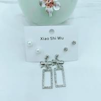 XSW一对吊坠+两对耳钉组合