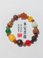 XX莲花葫芦木珠手链