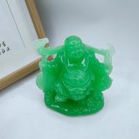 仿玉挑钱佛摆件