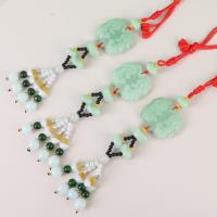 DCJ双莲花吊坠车挂件