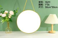 15211圆形金边镜