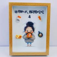 八寸宽边立体相框（混款）