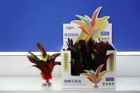 篮巨人J0068 手工皮底五号小尾鸡毛毽子