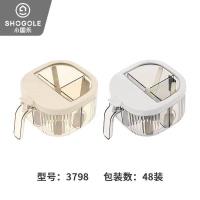 3798轻奢透明四格调味盒
