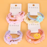 珍珠花朵皮筋组合