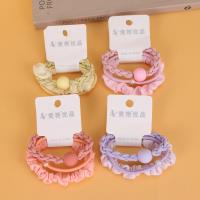 彩圆珠辫子皮筋组合