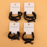 JY黑色辫子打结皮筋