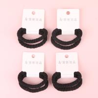 JY黑色粗编织皮筋混款