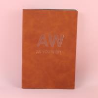 XX16225AW烫金皮面日记本