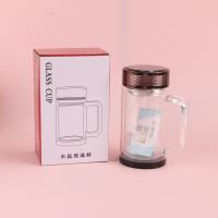 雕花水晶玻璃把杯