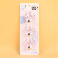 3个透明粘钩5612