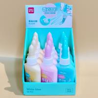 得力JS154彩色香味白胶(混)
