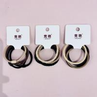 JY30入简约咖色混合装皮筋