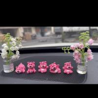 FY8017草莓熊迷你花瓶装饰摆件