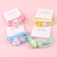 磨砂珠卡通组合皮筋