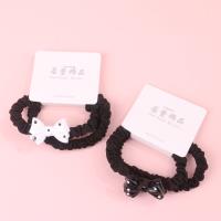 立体点点黑白领结小肠圈