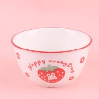 5寸甜心碗-草莓兔