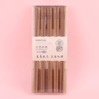 855笑脸工艺筷子10双装