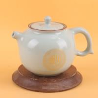 DC天青汝窑金福如意壶