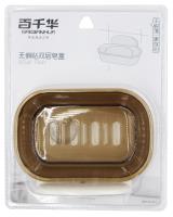 BQH8106-1无痕贴双层皂盘