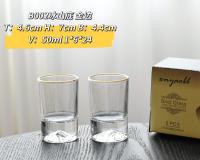 B002冰山底金边小酒杯50ml