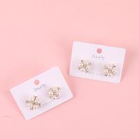 MZQ珍珠锆石绣球耳钉