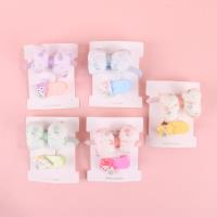 RX印玫瑰棉领结+压夹组合