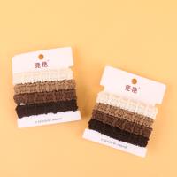 JY20入四根格纹咖毛巾圈