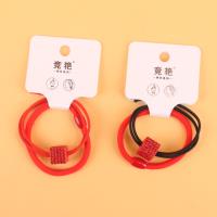 JY30入两根红色红钻球皮筋