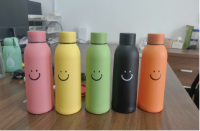 塑玻笑脸水杯500ml
