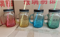 彩方形吸管杯