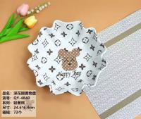 4840轻奢熊深花瓣置物盘