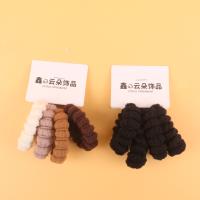 AH吊卡4根粗竹节咖毛巾圈