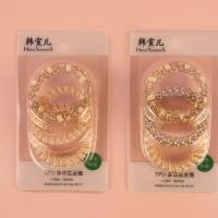 吸卡三根印花咖电话线