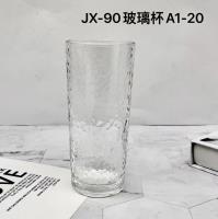 JX90锤纹早餐玻璃杯