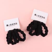AH吊卡4根黑豆豆毛巾圈