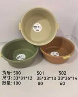 500双耳条纹盆