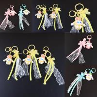 CM玉桂狗蕾丝绳挂件