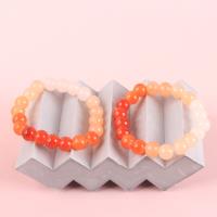XX10mm橘色渐变玉手链