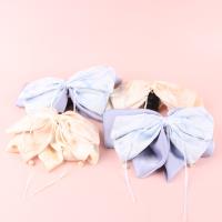 QY烫银印花丝带马尾爪