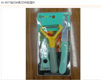 A-9817打皮刀水果刀3件套