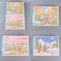 DP4306四季陪伴烫金图画本